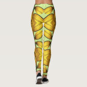 Veelkleurig naadloos patroon "Ratti_Creative_Arts" Leggings (Achterkant)
