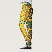 Veelkleurig naadloos patroon "Ratti_Creative_Arts" Leggings (Links)