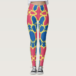 Veelkleurig naadloos patroon "Ratti_Creative_Arts" Leggings