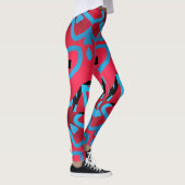 Veelkleurig naadloos patroon "Ratti_Creative_Arts" Leggings (Rechts)