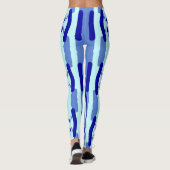 Veelkleurig naadloos patroon "Ratti_Creative_Arts" Leggings (Achterkant)