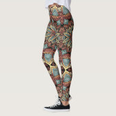 Veelkleurig naadloos patroon "Ratti_Creative_Arts" Leggings (Links)