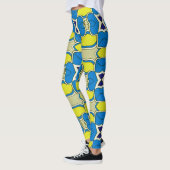 Veelkleurig naadloos patroon "Ratti_Creative_Arts" Leggings (Links)