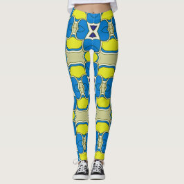 Veelkleurig naadloos patroon "Ratti_Creative_Arts" Leggings
