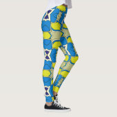 Veelkleurig naadloos patroon "Ratti_Creative_Arts" Leggings (Rechts)