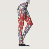 Veelkleurig naadloos patroon "Ratti_Creative_Arts" Leggings (Rechts)