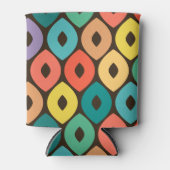 veelkleurig ogee-patroon blikjeskoeler (Voorkant)