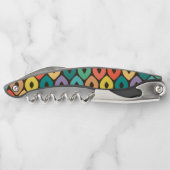 veelkleurig ogee-patroon kurkentrekker (Achterkant)