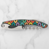 veelkleurig ogee-patroon kurkentrekker (Voorkant)