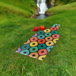 veelkleurig ogee-patroon snijplank