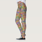 Veelkleurig Vredesteken - Leggings (Links)