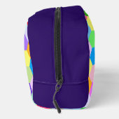 Veelkleurig zeshoekig patroon toilettasje (Rechts)