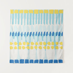 Veelkleurige Abstract Geschilderde Naadloze Achter Wandkleed