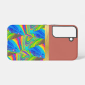 Veelkleurige Abstracte kaliscoop Samsung Galaxy Hoesje (Achterkant horizontaal)