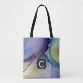 Veelkleurige Abstracte Vloeibare Kunst & Goud, Mon Tote Bag (Voorkant)