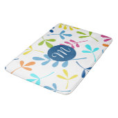 Veelkleurige Assorted Leaves Design (gepersonalise Badmat (Gekanteld)
