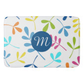 Veelkleurige Assorted Leaves Design (gepersonalise Badmat (Voorkant)