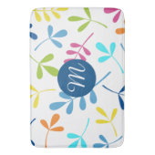Veelkleurige Assorted Leaves Design (gepersonalise Badmat (Voorkant Verticaal)