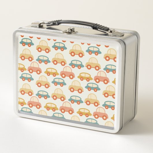 veelkleurige auto's patroon (Voorkant)