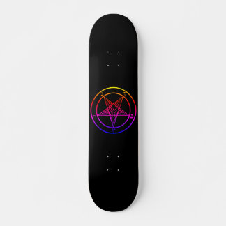 Veelkleurige Baphomet Skateboard