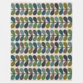 Veelkleurige bladeren, Multi Stem Kingfischer Fleece Deken (Voorkant)