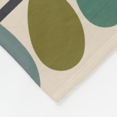 Veelkleurige bladeren, Multi Stem Kingfischer Fleece Deken (Hoek)