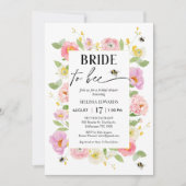 Veelkleurige bloem bedoeld om Vrijgezellenfeest bi Kaart (Voorkant)