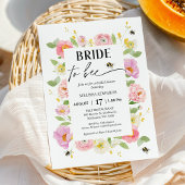 Veelkleurige bloem bedoeld om Vrijgezellenfeest bi Kaart