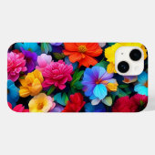 Veelkleurige bloemen Patroon-75647 Case-Mate iPhone Case (Achterkant (horizontaal))