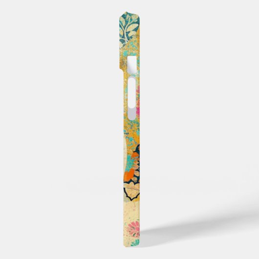 Veelkleurige bloemengolf Case-Mate iPhone case (Achterkant / Links)