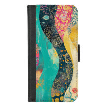 Veelkleurige bloemengolf