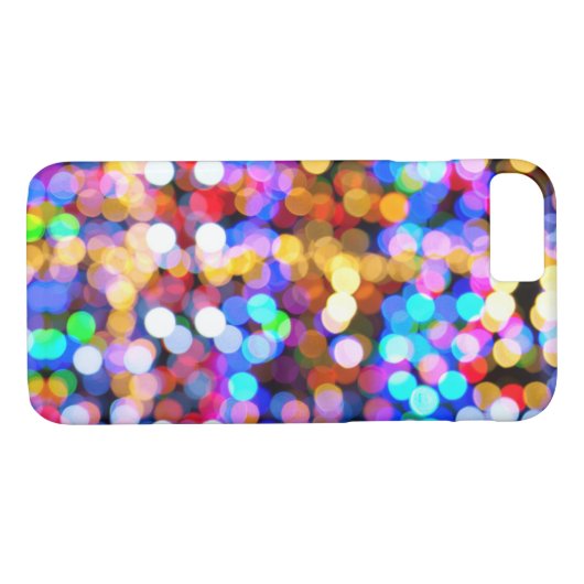 veelkleurige bokeh Case-Mate iPhone case (Achterkant (Horizontaal))
