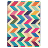 Veelkleurige Chevron/Klembord Klembord (Achterkant)