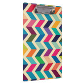 Veelkleurige Chevron/Klembord Klembord (Rechts)