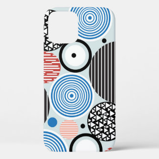 Veelkleurige cirkels, grafisch patroonontwerp. Case-Mate iPhone case