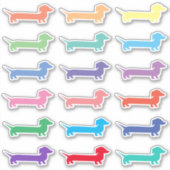 Veelkleurige dashboards. sticker (Voorkant)