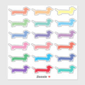 Veelkleurige dashboards. sticker (Vel)