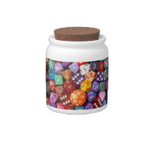 veelkleurige dobbelsteen