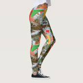 veelkleurige gebeden vlaggen "de liefde gaat door" leggings (Rechts)