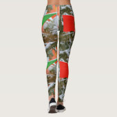 veelkleurige gebeden vlaggen "de liefde gaat door" leggings (Achterkant)