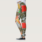veelkleurige gebeden vlaggen "de liefde gaat door" leggings (Links)