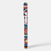 Veelkleurige gehaakte Granny Square Quilt Case-Mate iPhone Case (Achterkant / Links)