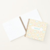 Veelkleurige Gekke Vogelspiraal Notitieboek (Binnen)