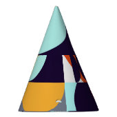 Veelkleurige Geometrisch: Primitieve Shapes Fusion Feesthoedjes (Rechts)