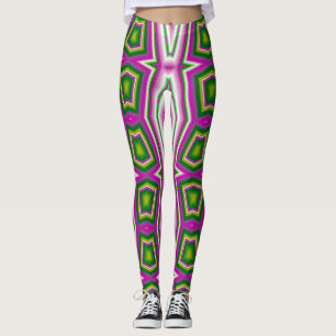 Veelkleurige geometrische "Ratti_Creative_Arts" Le Leggings