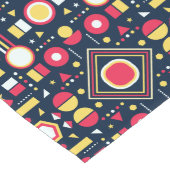 Veelkleurige geometrische vorm lange tafelloper (Hoek)