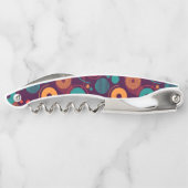 Veelkleurige geometrische vormen patroon kurkentrekker (Achterkant)