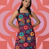 Veelkleurige geometrische vormen patroon schort