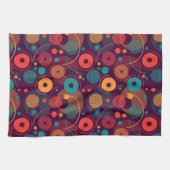 Veelkleurige geometrische vormen patroon theedoek (Horizontaal)