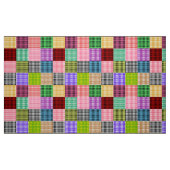 Veelkleurige Gingham Patchwork Plaid Pattern Stof (Fat Quarter)